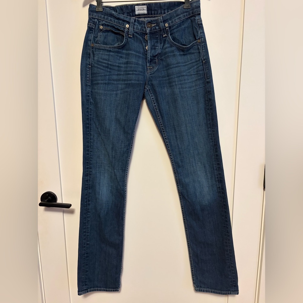 Hudson Denim Nico Mid-raise straight